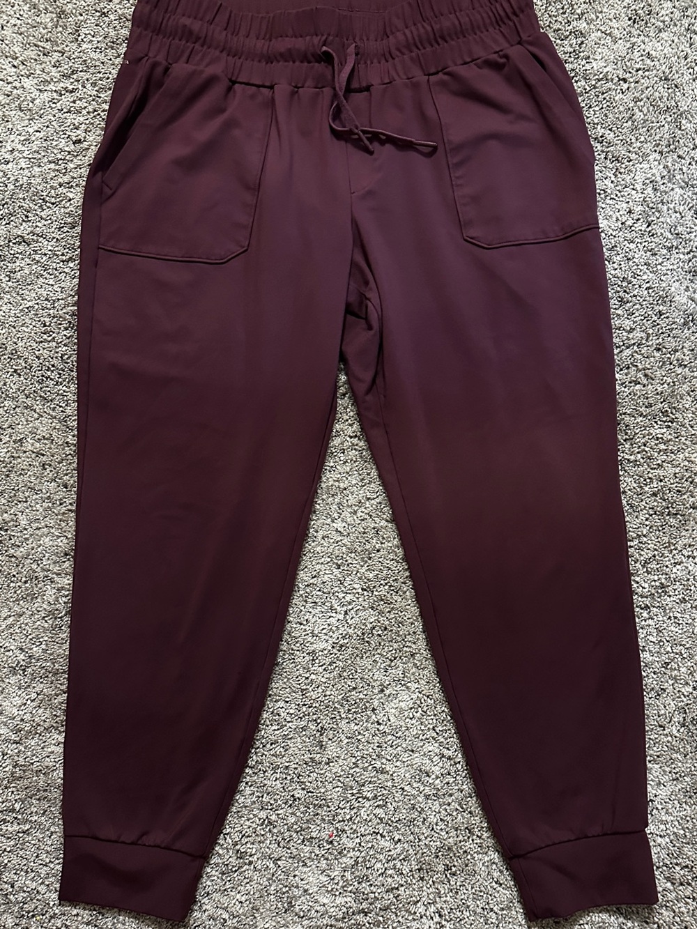 #11 Mondetta performance + luxury pants burgundy women’s large